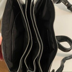 Elegant Black Leather Handbag